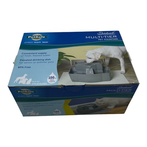 PetSafe Other - PetSafe Multi-Tier Pet Fountain 2 Heights 100 Oz Capacity for Senior dogs/cats